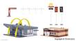 Vollmer 47766 - McDonalds mit McCafé