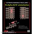 Rye Field Model 2018 - Workable track links for Pz.III/IV winterketten (3D printed )