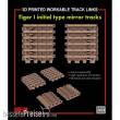 Rye Field Model 2019 - Workable track links for Tiger I initial type mirror tracks (3D printed )