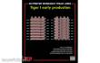 Rye Field Model 2029 - 3D printed Workable track links for Tiger I early