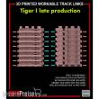 Rye Field Model 2030 - 3D printed Workable track links for Tiger I late