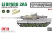 Rye Field Model 5114 - Leopard 2A6 Captured Version with T-80 Wheels in Moscow 2 in 1 Limited Edition
