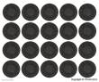 Vollmer 48283 - H0 Set Gullideckel aus Steinkunst, 20 Stück