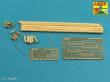 Aber Models 16024 - Barrel cleaning rods with brackets for Tiger I -very early model 1240mm