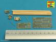 Aber Models 16024 - Barrel cleaning rods with brackets for Tiger I -very early model 1240mm