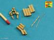 Aber Models 16024 - Barrel cleaning rods with brackets for Tiger I -very early model 1240mm