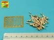 Aber Models 16 058 B - German Stielhandgranate 24 -set of 15 pcs. Metal and wood parts
