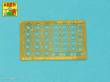 Aber Models 16 058 B - German Stielhandgranate 24 -set of 15 pcs. Metal and wood parts
