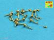 Aber Models 16105 - Wing nuts with turned bolt x 12 pcs.