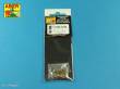 Aber Models 16106 - Turned rivets 0,9 x1,3 x 0,5mm 40 pcs.