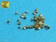 Aber Models 16106 - Turned rivets 0,9 x1,3 x 0,5mm 40 pcs.