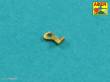 Aber Models 16108 - One wing nuts for German vehicles PE nuts with turned bolt x 26 pcs.