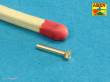 Aber Models 16109 - Turned imitation of Hexagonal bolts 1,6 x 6,0 mm x 25 pcs.