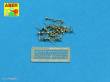 Aber Models 16111 - Wing nuts PE nuts with turned bolt x 30 pcs.