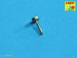 Aber Models 16111 - Wing nuts PE nuts with turned bolt x 30 pcs.