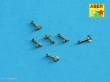 Aber Models 16111 - Wing nuts PE nuts with turned bolt x 30 pcs.