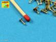 Aber Models 16112 - Turned Hexagonal bolts (1,34x2,60mm) x 30 pcs.