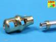 Aber Models 16 L-08 - Early muzzle brake used on German 8,8zm barrel Tiger I-early and Tiger II