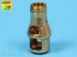 Aber Models 16 L-09 - Late muzzle brake forTiger II (Henschel turret)
