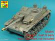 Aber Models 16 L-16 - Early muzzle brake for 7,5cm barrel Pz. IV, Ausf. G