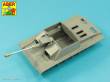 Aber Models 35 L-059N - German StuK.40 L/48 7,5 cm Barrel with middle muzzle brake for Stug.III, Ausf G middle