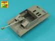 Aber Models 35 L-061N - German StuK.40 L/48 7,5 cm Barrel with final muzzle brake for Stug.III, Ausf G final &Stug.IV late