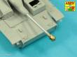 Aber Models 35 L-061N - German StuK.40 L/48 7,5 cm Barrel with final muzzle brake for Stug.III, Ausf G final &Stug.IV late
