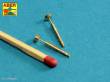 Aber Models 35 L-063 - Set of Barrels for German Tank MG 34 machine guns