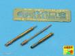 Aber Models 35 L-098 - Set of 2 barrels for German tank machine gun MG 34 with Panzermantel