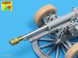 Aber Models 35 L-127 - Late barrel MK2 with muzzle brake to British 25 pdr