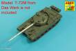 Aber Models 35 L-148 - 125mm 2A46M Barrel for Russian Tank T-72M1 & T-64A/B