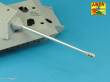 Aber Models 35 L-167 - German 7,5cmKwK42L/70 gun barrel without muzzle brake for Panther Ausf. A/D/G or Panther II