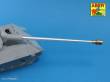 Aber Models 35 L-214 - German 8,8cm Kw.K 43 (L/71) gun used on Tiger B Porsche turret-early