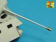 Aber Models 35 L-245 - 7,5 cm barrel with muzzle brake for Panther Ausf.A