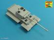 Aber Models 35 L-252 - 7,5cm/5,5cm Pak 41 L/57 gun barrel with muzzle brake for German Tank Pz.Kpfw. VI Ausf. C (VK36.01)