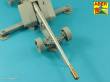 Aber Models 35 L-264 - Barrel with muzzle brake for German Krupp 12,8cm PAK 44 Anti-Tank Gun (Great Wall)