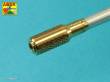 Aber Models 35 L-264 - Barrel with muzzle brake for German Krupp 12,8cm PAK 44 Anti-Tank Gun (Great Wall)