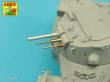 Aber Models 35 L-274 - Armament for French Light Armoured Car AML-60-7, barrel for 7,62mm Macxhine guns x 2 pcs. &90mm mortar