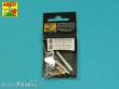 Aber Models 35 L-284 - 90 mm M-36 tank barrel cyrindrical Muzzle Brake without mantlet cover for U.S. M47 Patton