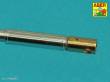 Aber Models 35 L-285 - 90 mm M-36 tank barrel cyrindrical Muzzle Brake with mantlet cover for U.S. M47 Patton
