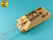 Aber Models 35 L-295 - German 8,8cm Two part Pak 43/3 L/71 barrel for Jagdpanther Ausf G1 late & G2 (RFM)
