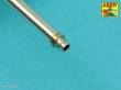 Aber Models 35 L-304 - 7,5cm gun barrel with single baffle muzzle brake for German Tank Tiger I, Ausf.H2 (Dragon)