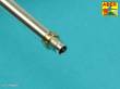 Aber Models 35 L-305 - German 8,8cm One part Pak 43/3 L/71 barrel for Jagdpanther Ausf G1 early (Takom)
