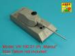 Aber Models 35 L-327 - Barrel 128mm PaK 44 L/55 for Vk 100.01(P) MAMMUT (Takom)