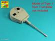Aber Models 35 L-334 - Tiger (, Ausf.E 88mm Barrel without muzzle brake
