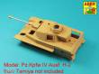 Aber Models 35 L-337 - Barrel 75mm 40 L/48 for Pz IVG, H, J without muzzle brake (Tamiya)