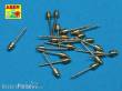 Aber Models 35D-34 - Set with 20 long foot insulators