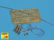 Aber Models 48 A26 - US antenna & brackets (set of 3 pcs)