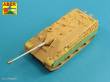 Aber Models 48 L-22 - German Two part 8,8cm Pak 43/3 (L/71) Barrel for Jagdpanther G1-Late & G2