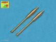 Aber Models 72 L-58 - Set of 2 gun barrels KwK 38